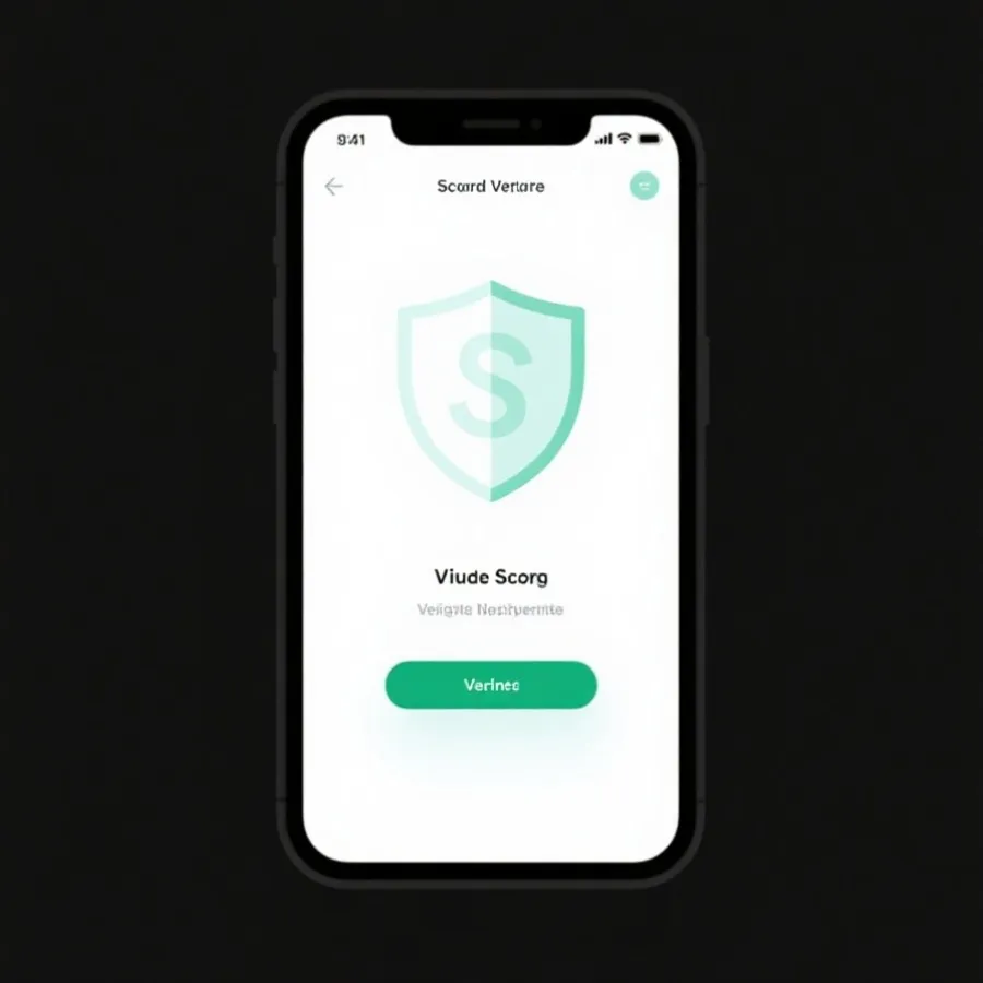 移动端安全核验与官方应用使用提示示意图